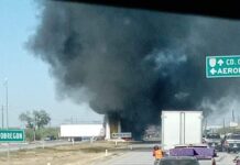 Confirma CAPUFE restablecida la circulación por bloqueo en la Carretera Internacional No. 15 Km 210