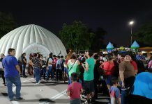 Los presentes concordaron en que con el Planetario Mágico la de anoche fue una vivencia única, estelar y verdaderamente mágica