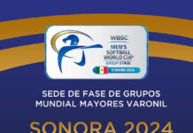 Sonora, México, será sede de la Copa Mundial de Softbol Masculino 2024