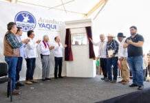 Cumplen Presidente López Obrador y Gobernador Durazo demanda histórica de llevar agua potable por primera vez a 50 comunidades Yaquis