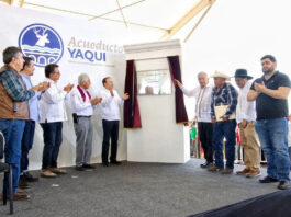 Cumplen Presidente López Obrador y Gobernador Durazo demanda histórica de llevar agua potable por primera vez a 50 comunidades Yaquis