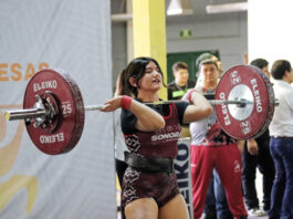 Levantan campeonatos en los Estatales Codeson de halterofilia